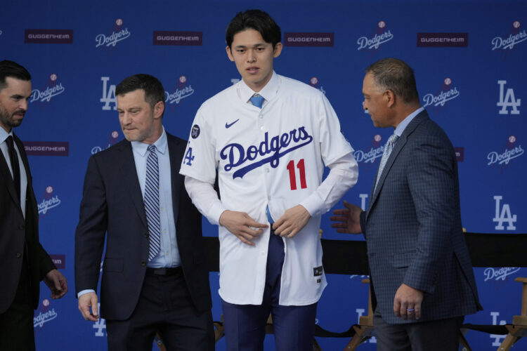 Ohtani informed the Los Angeles Dodgers they had landed prized Japanese pitcher Roki Sasaki